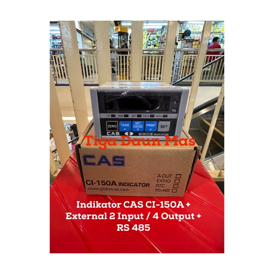 Jual Indicator CAS CI-150A + External 2 Input 4 Output + RS485 | Shopee ...
