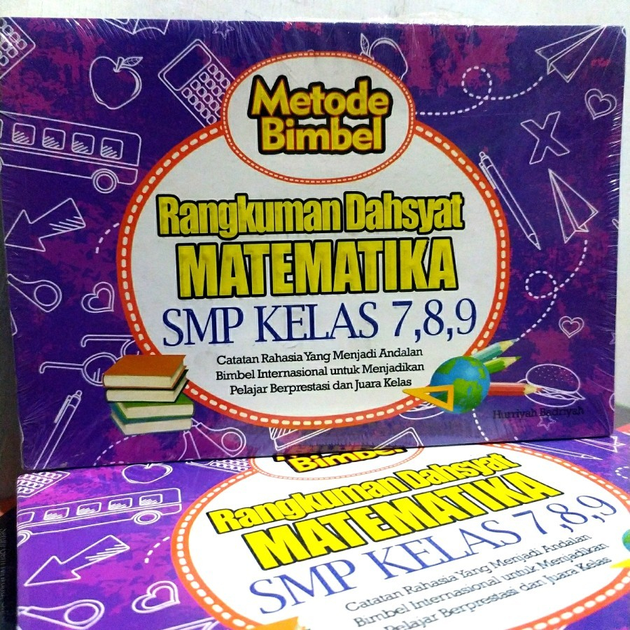 Jual Buku Latihan Soal Matematika SMP / MTS Kumpulan Bimbel Matematika ...