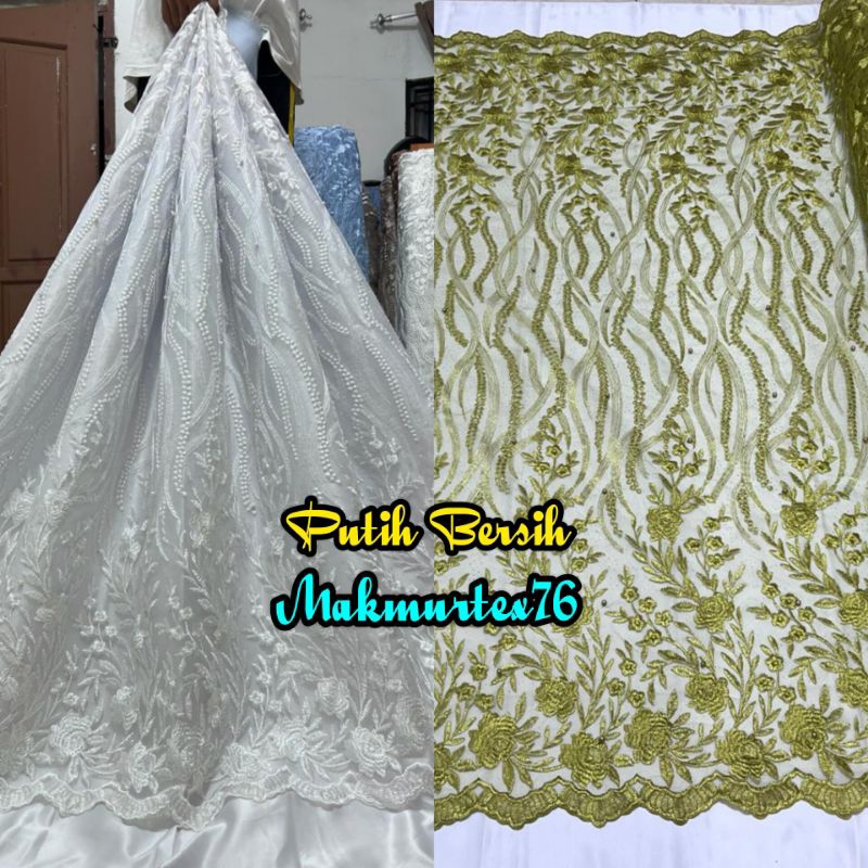 Jual Kain Tile Akar Pinggiran Mutiara/Tile Akar Mutiara Tebal/Bahan ...