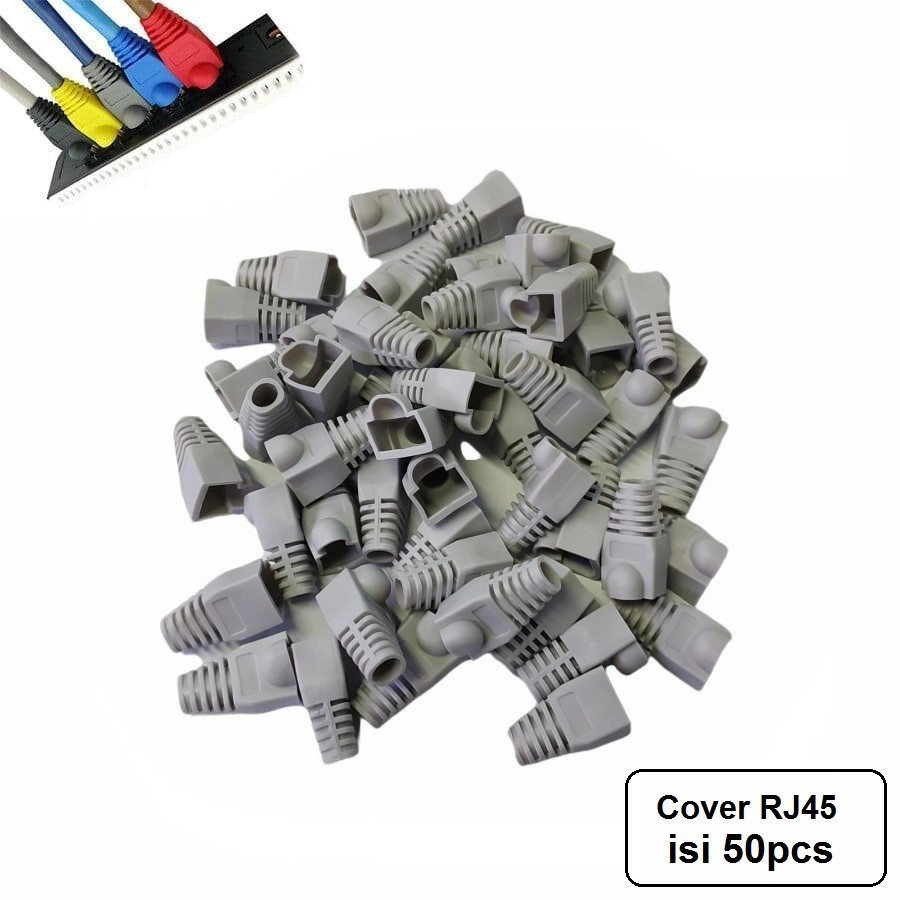 Jual Plug boot RJ45 (1pack Isi 50pcs) Plugboot | Shopee Indonesia