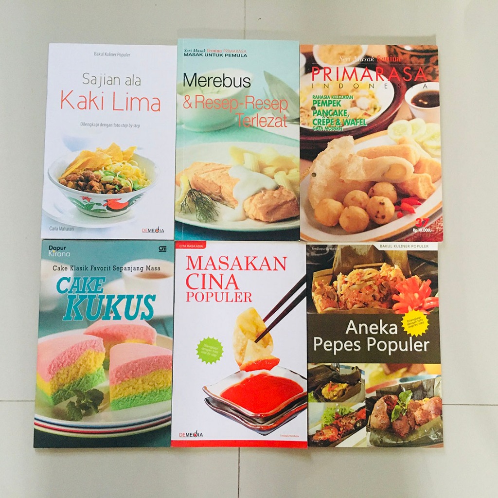 Jual Buku Resep Masakan Dan Kue Preloved Second | Shopee Indonesia