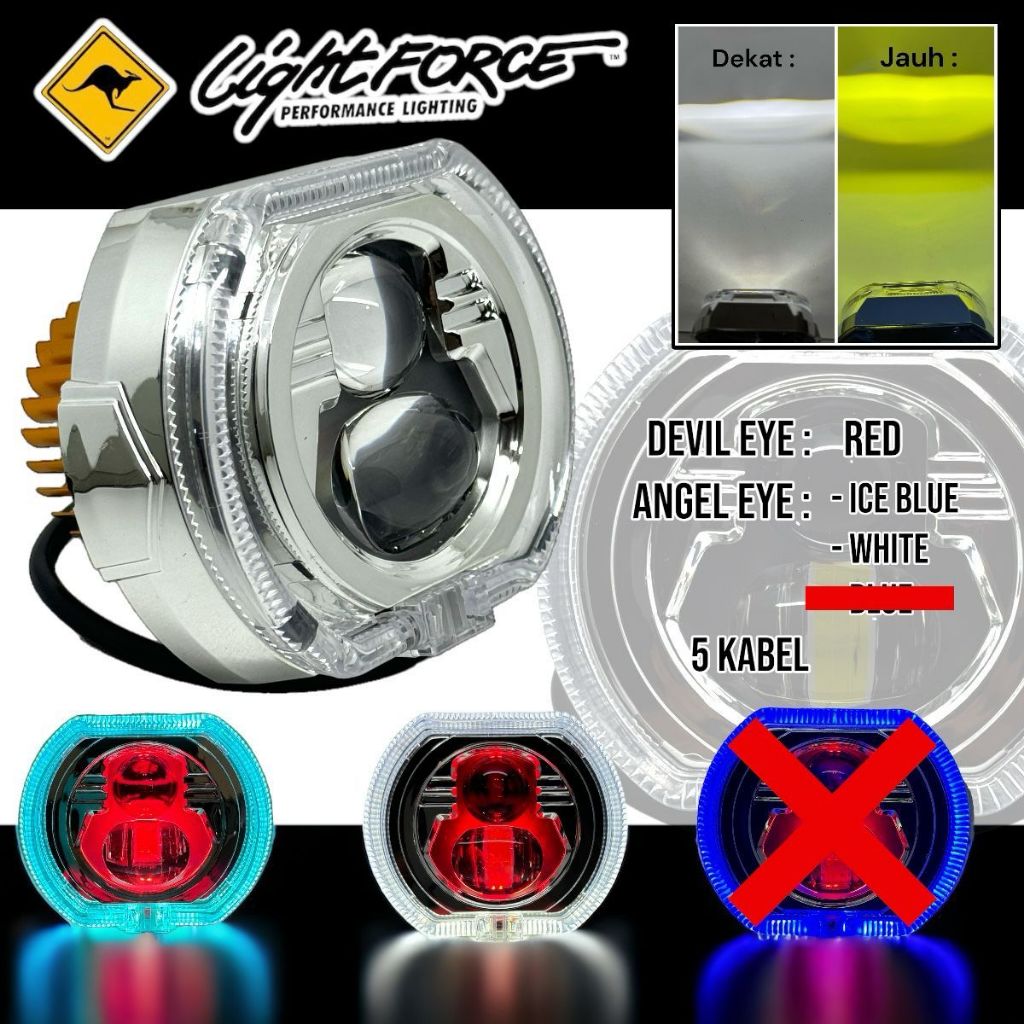 Jual Lampu Tembak Utama DayMaker Biled projie New Plus Shroud Projie ...