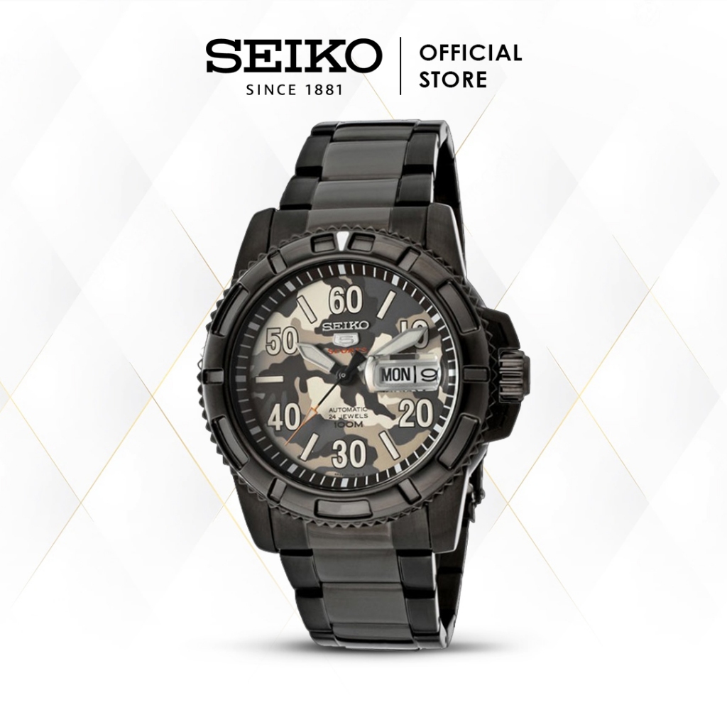Jual Jam Tangan Pria Seiko 5 Sports Automatic Military SRP225K1