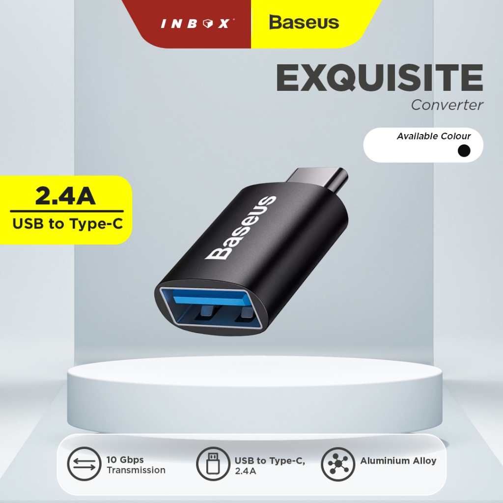 Jual Baseus Mini Adaptor OTG Type C USB 3.1 Connector | Shopee Indonesia