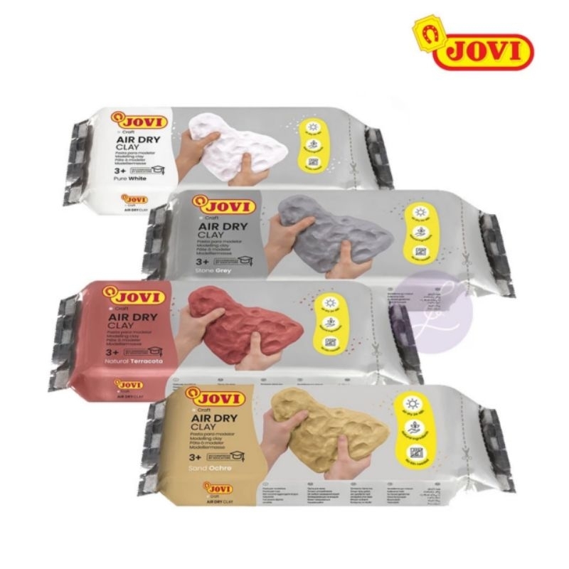 Jual Jovi Air Dry Modelling Clay 250GR - Tanah Liat | Pottery | Shopee ...
