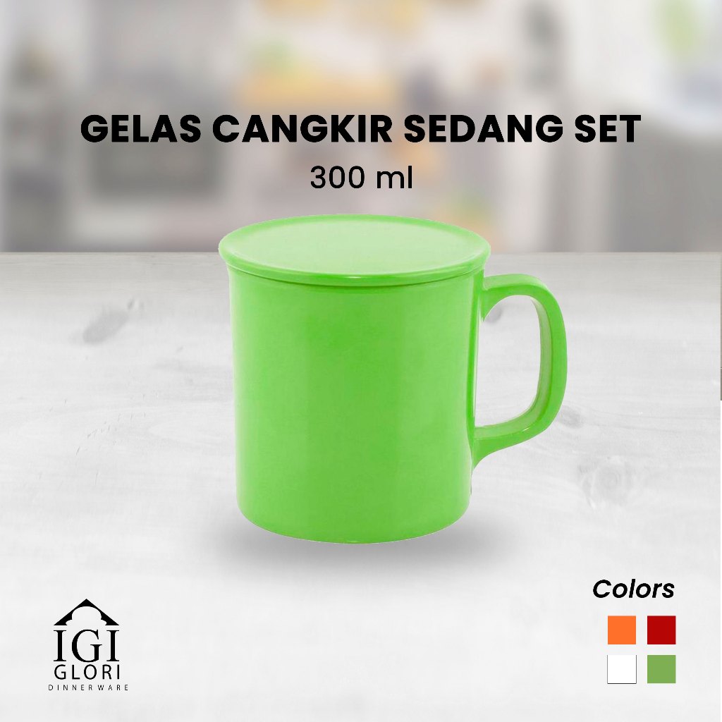 Jual Gelas Cangkir Sedang Set 300 Ml Glori Melamine 975 Shopee Indonesia 2543