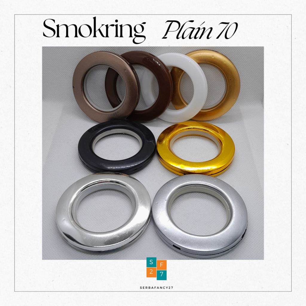 SMOKRING GORDEN POLOS 70mm - SMOKRING PLAIN 70