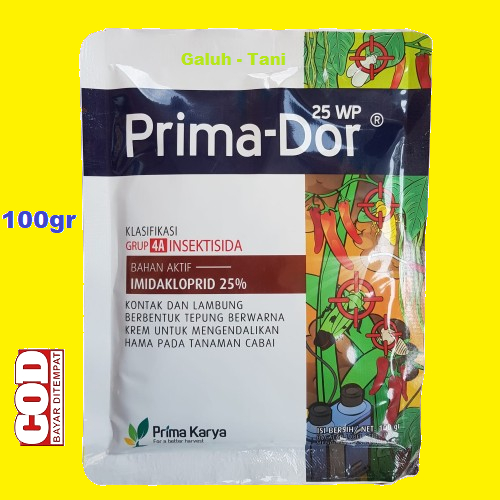 Jual Primador 25 WP Insektisida Kutu Daun 100 Gram | Shopee Indonesia