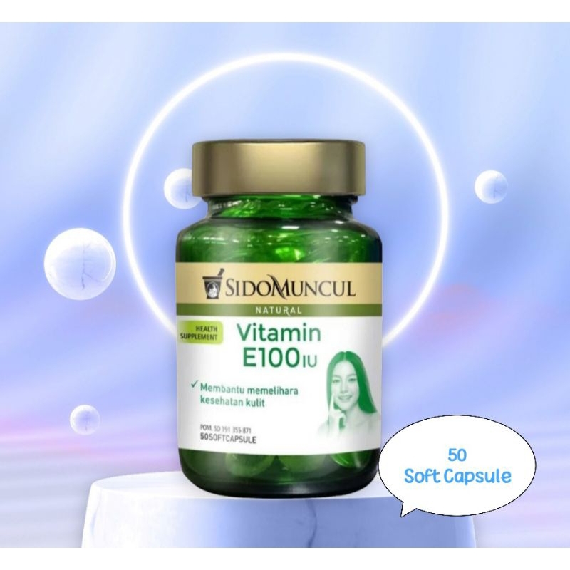 Jual Sidomuncul Vitamin E 100 iu 50 Soft Capsule Shopee Indonesia