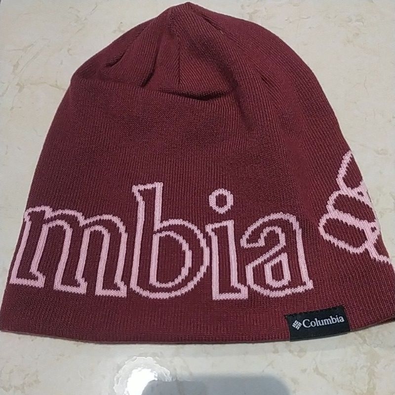 Sale Beanie Columbia bolak balik kupluk Columbia TNF Arcteryx