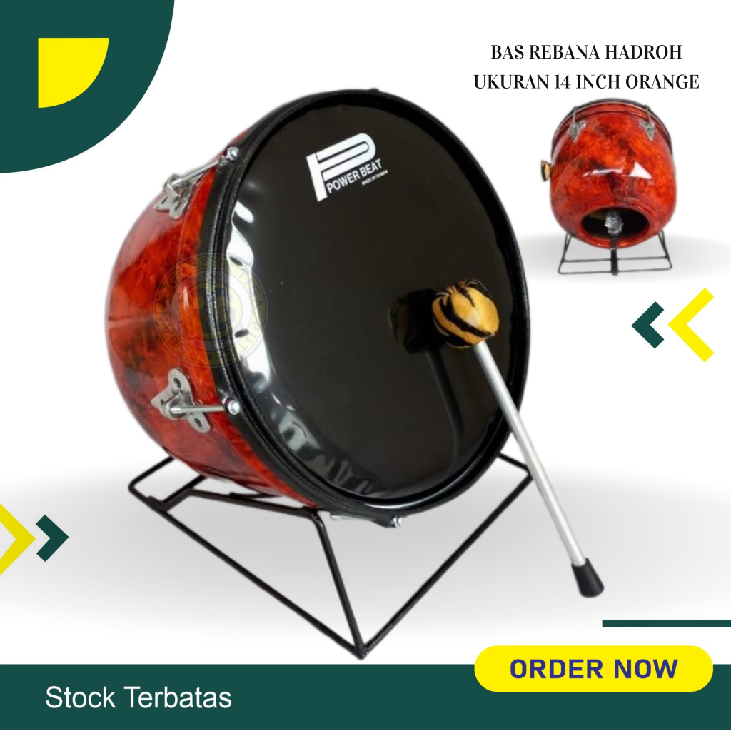Jual BAS HABIB SYEH bas Apsi ukuran 35 bas banjari bas rebana bas Habsi ...