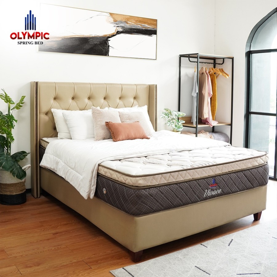 Jual KASUR SPRING BED PLUSHTOP Olympic Springbed Vivace Pocket Spring ...