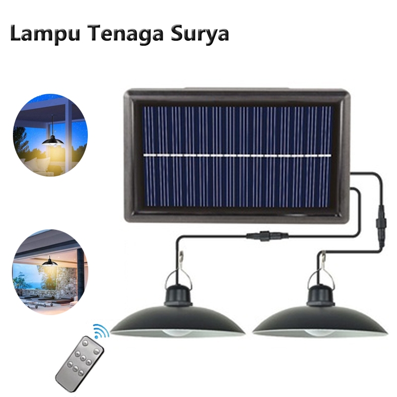 Jual Anbolt Lampu Tenaga Matahari Lampu Outdoor Double Led Lampu Tenaga Surya Waterproof Lampu