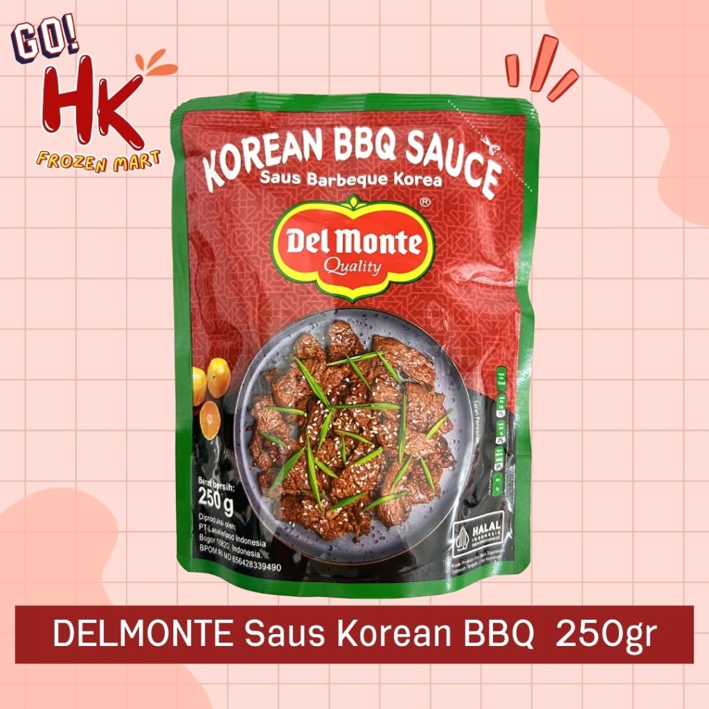 Jual Del Monte Saus Korean Barbeque 250gr saos bbq ala korea