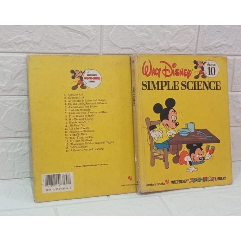 Jual Buku tahun 1983 Walt Disney Simple Science Preloved | Shopee Indonesia