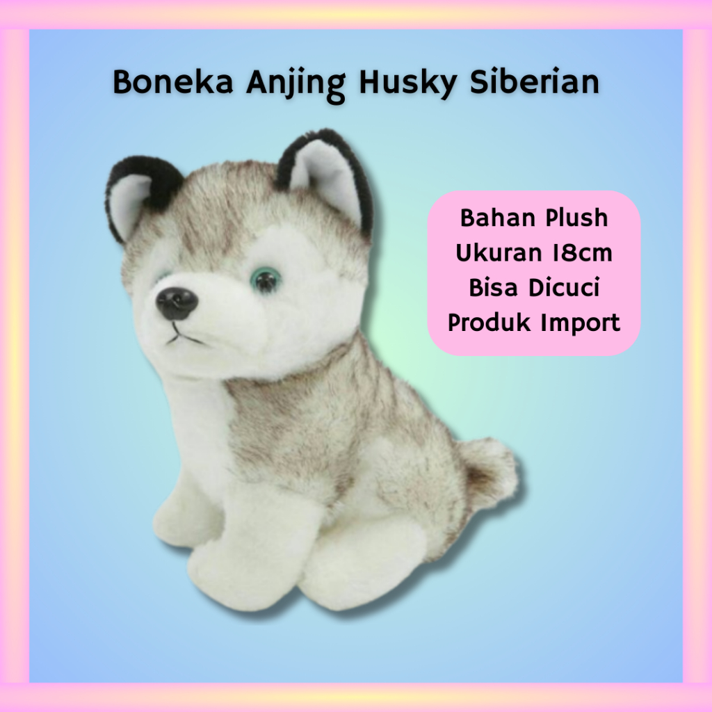Jual Boneka Anjing Husky Siberian