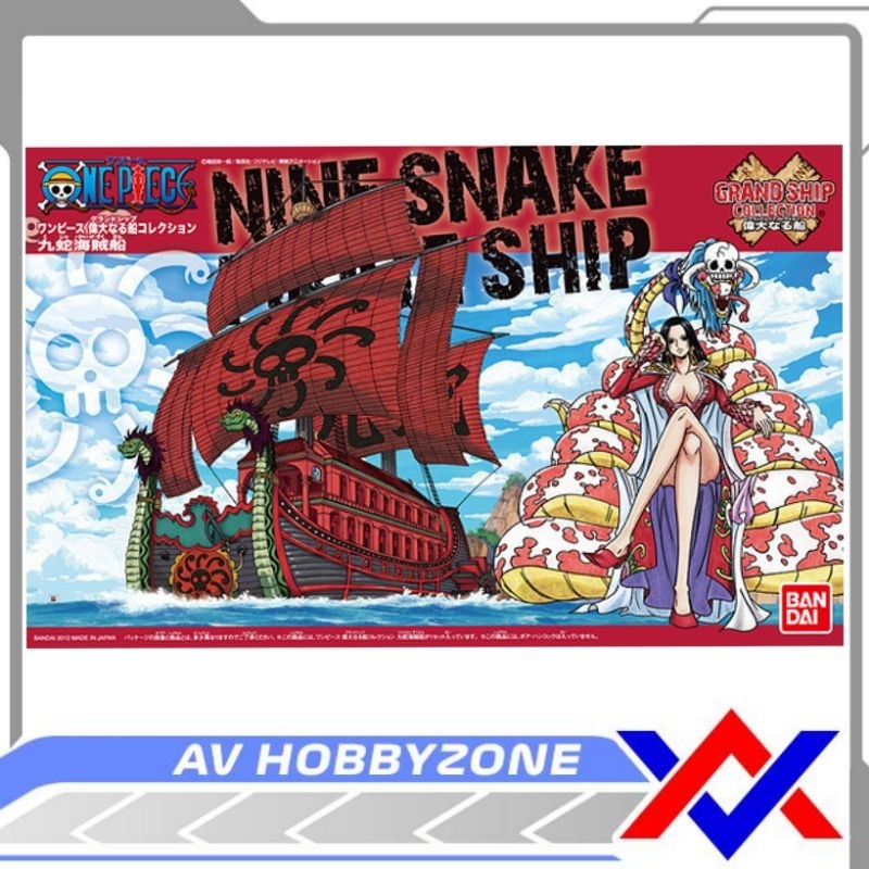 Jual One Piece Plamo Nine Snakes Pirate Ship Bandai Shopee Indonesia