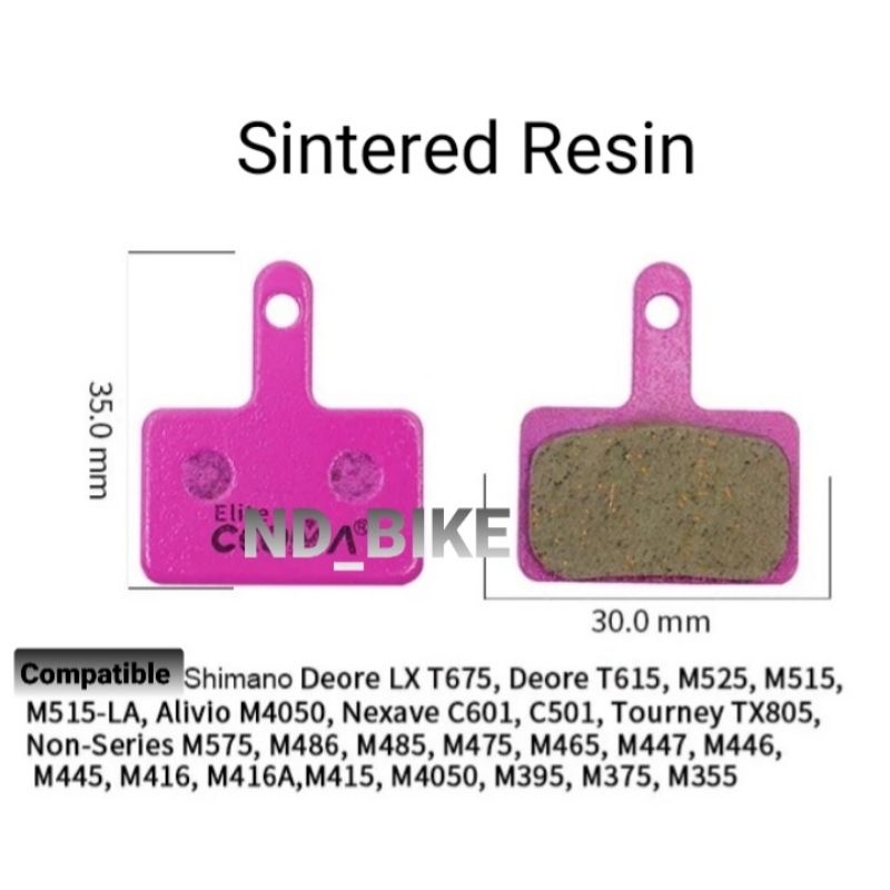 kampas rem tektro novela