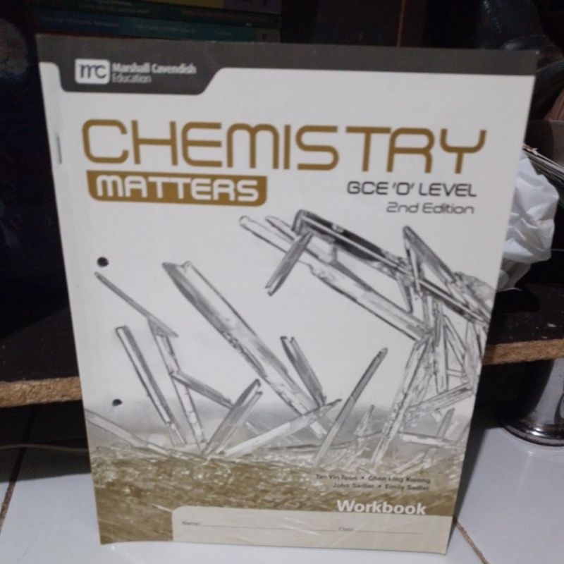 Jual BUKU CHEMISTRY MATTERS GCE O LEVEL 2ND EDITION WORKBOOK | Shopee ...