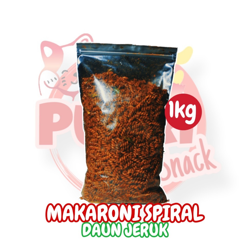 Jual Makaroni Spiral 1kg Makaroni Uril Kiloan Daun Jeruk Pedas Extra