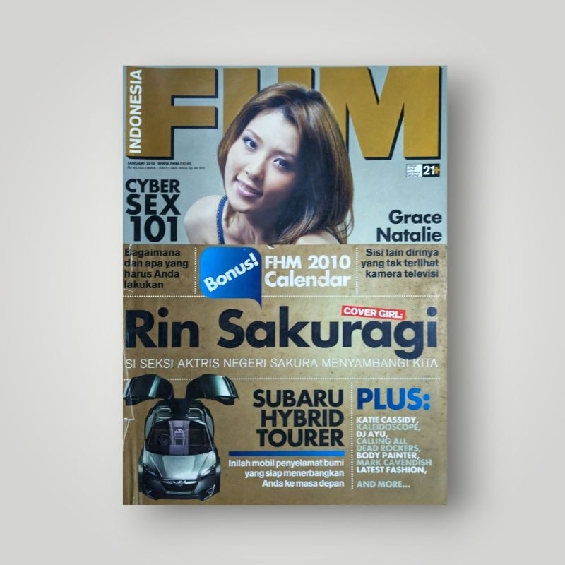 Jual Majalah FHM (For Him Magazine) No. 77, Januari 2010 - Cover: Rin ...