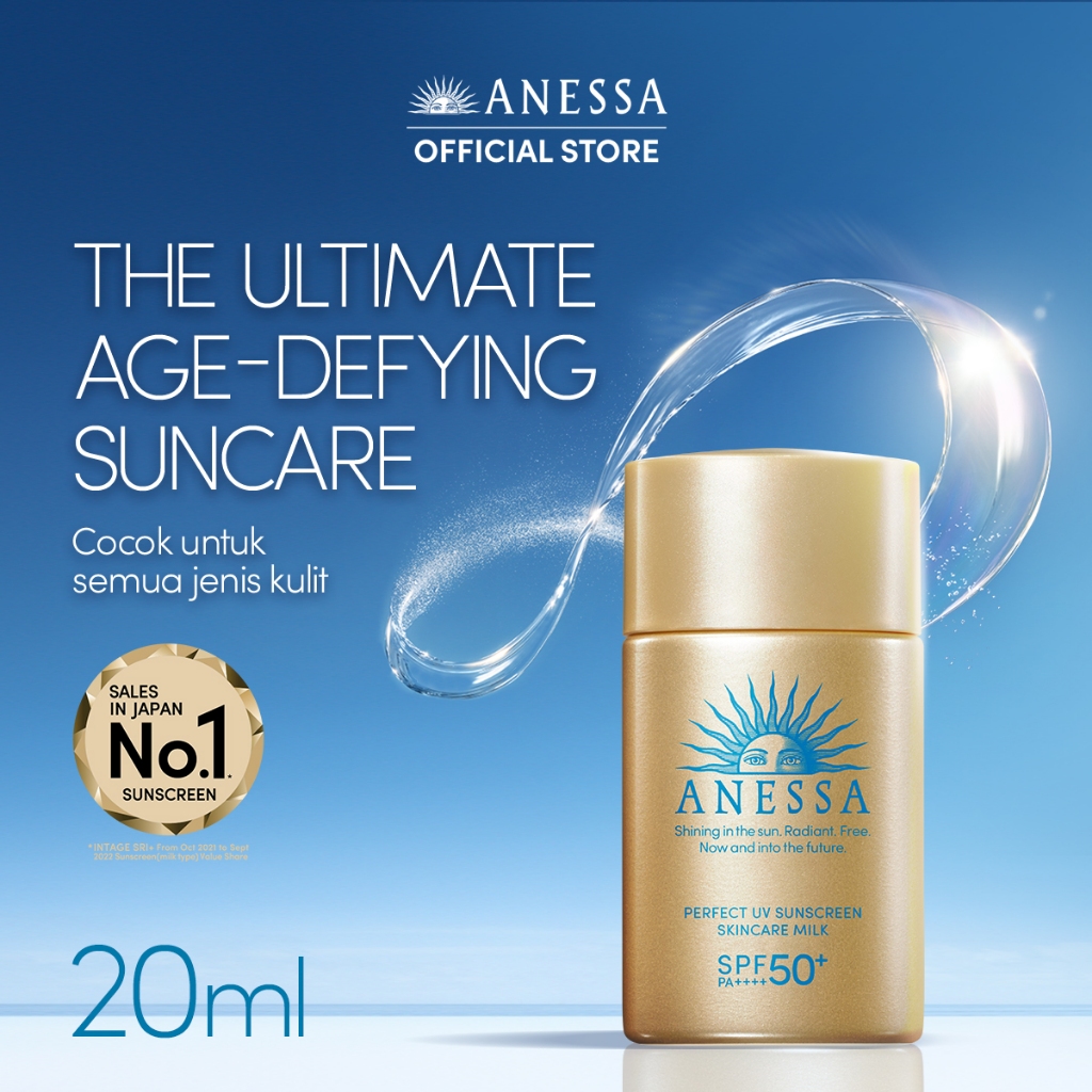 Jual Anessa - Perfect UV Sunscreen Skin Care Milk SPF 50+ PA++++ 20ml ...