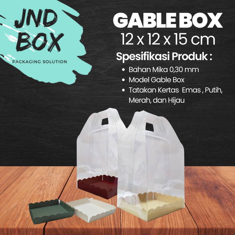 Jual Gable Box Gebel Box X X Cm Min Order Pcs Shopee