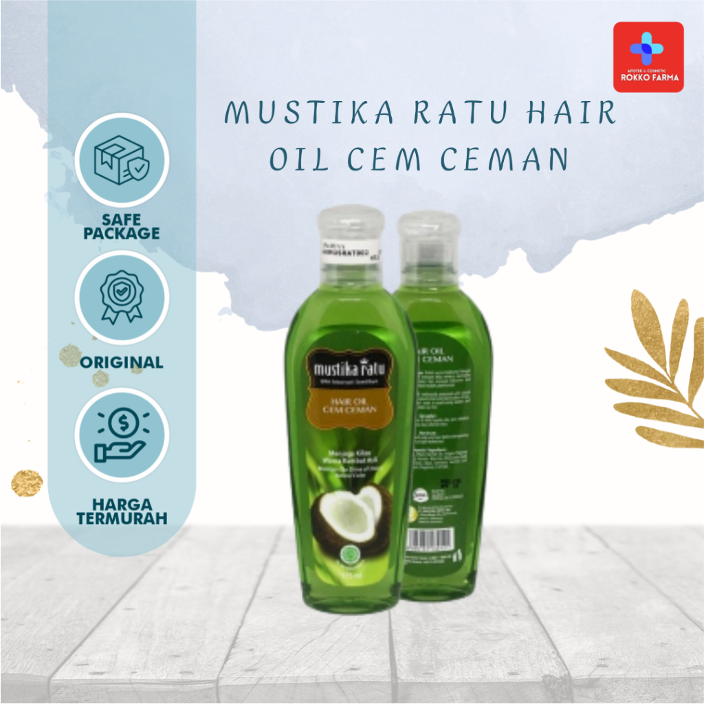 Jual MUSTIKA RATU HAIR OIL CEM CEMAN 175 ML | Shopee Indonesia