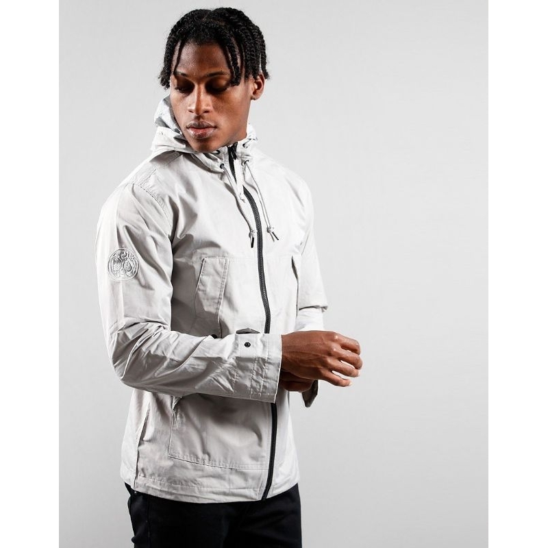 Jual Pretty Green Ridley Lightweight Jacket Grey Original | Shopee ...