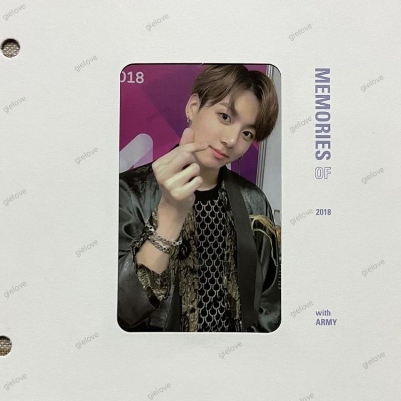 Jual Jungkook BTS Memories 2018 Bluray Photocard | Shopee Indonesia