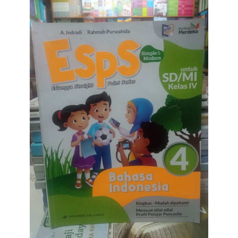 Jual BUKU ESPS BAHASA INDONESIA UNTUK SD KELAS 4 KURIKULUM MERDEKA ...