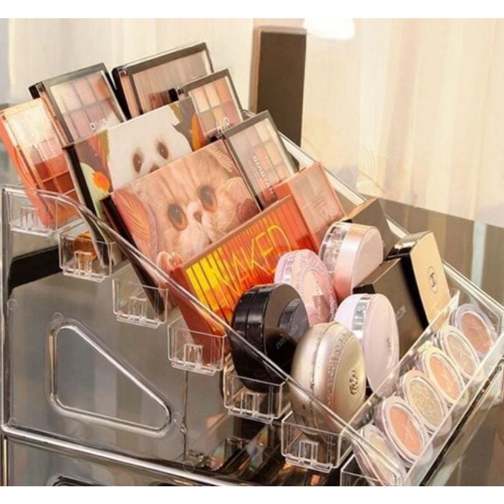 Jual Rak Akrilik 7 Tingkat K42 Rak Kosmetik Acrylic Grid / Rak Cosmetic ...