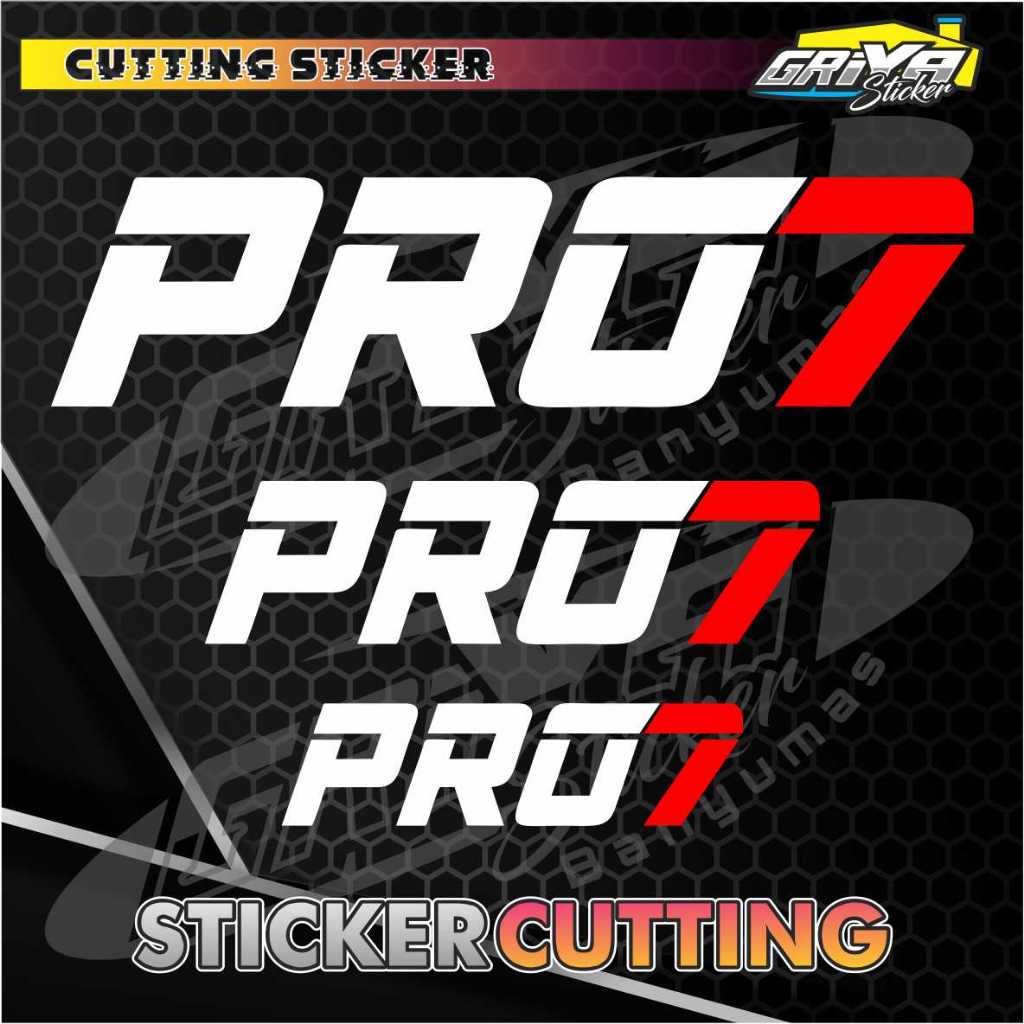 Jual Sticker Mobil Motor - stiker PRO7 cutting | Shopee Indonesia