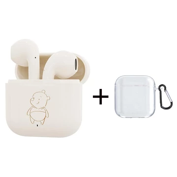 Disney Pro4 FX 951B Lucu TWS Headset Bluetooth 5.3 Mini Earphone HiFi Stereo Mic Volume Control