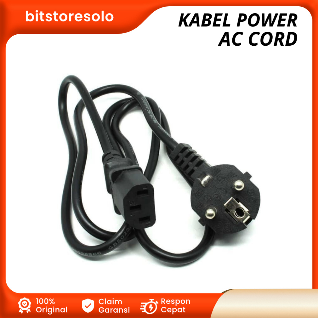 Jual Kabel Power PC Komputer Standart Kabel ower CPU AC Cord Power ...