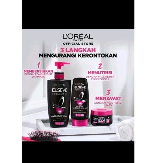 Jual L'Oreal Paris Elseve Fall Resist 3X Complete Set - Rangkaian ...