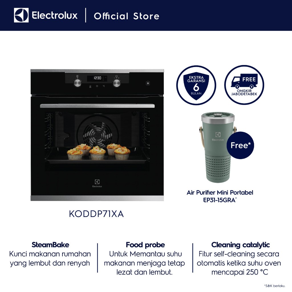 Jual Oven Tanam Listrik ELECTROLUX KODDP71XA Shopee Indonesia