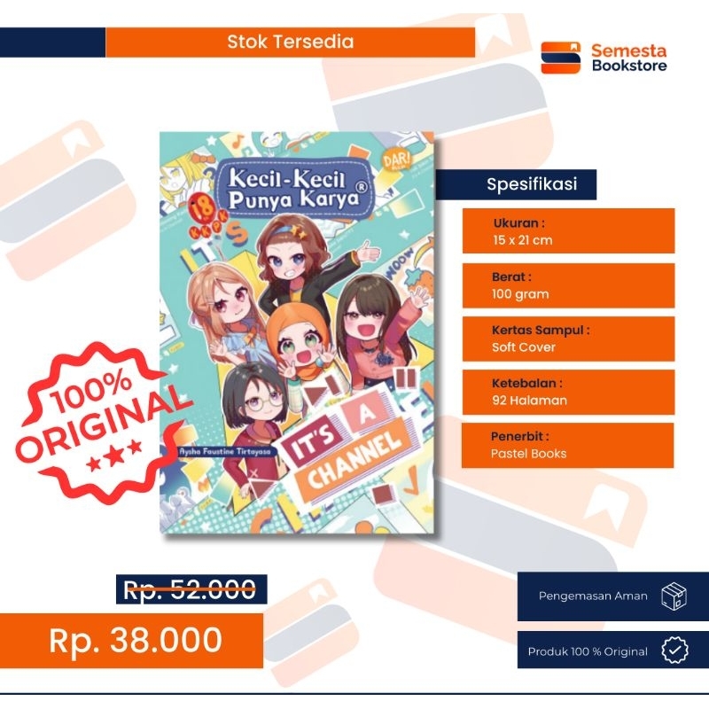 Jual Original Komik KKPK: It's A Channel! | Shopee Indonesia