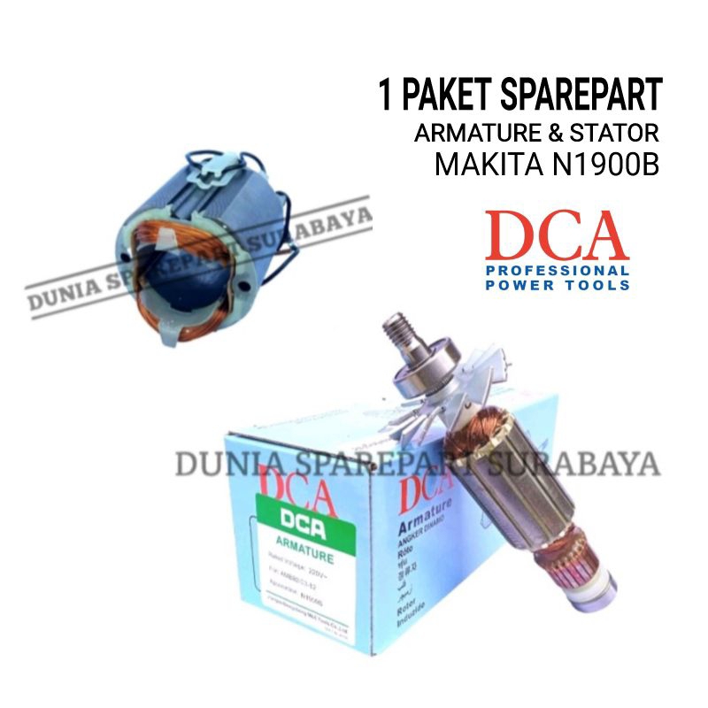 Jual DCA 1 Paket Armature & Stator Mesin Planer MAKITA N1900B / Angker ...