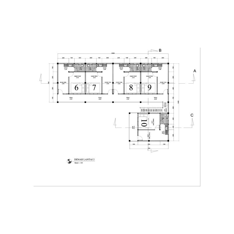 Jual Desain Arsitektur 2D Denah Rumah, Ruko, Kos dan lain2 | Shopee ...