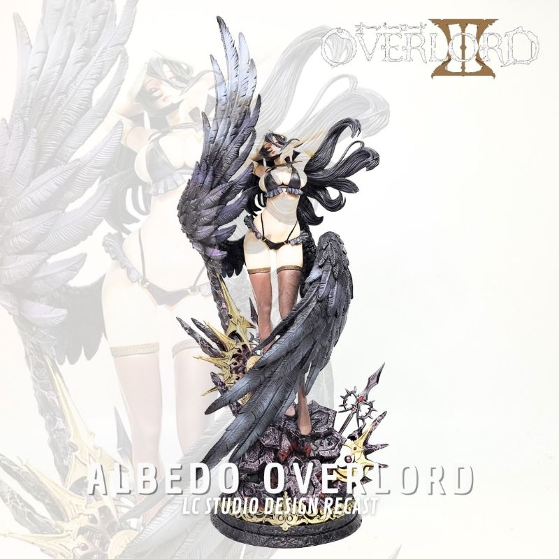 Jual Action Figure Albedo Overlord Statue Overlord LC Studio Se*y Pose ...