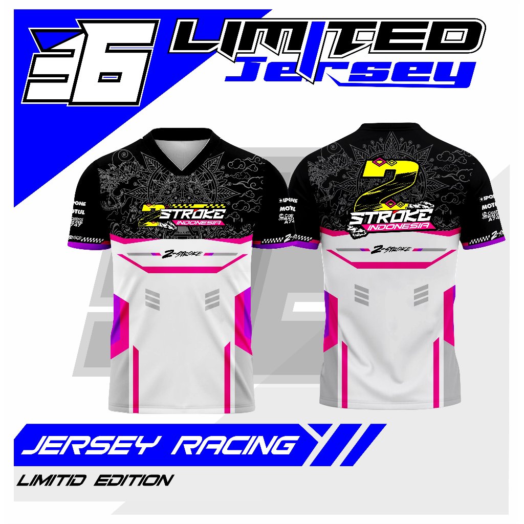 Jual Jersey Racing Kerah Keren Simple Jersey Printing Racing Balap ...