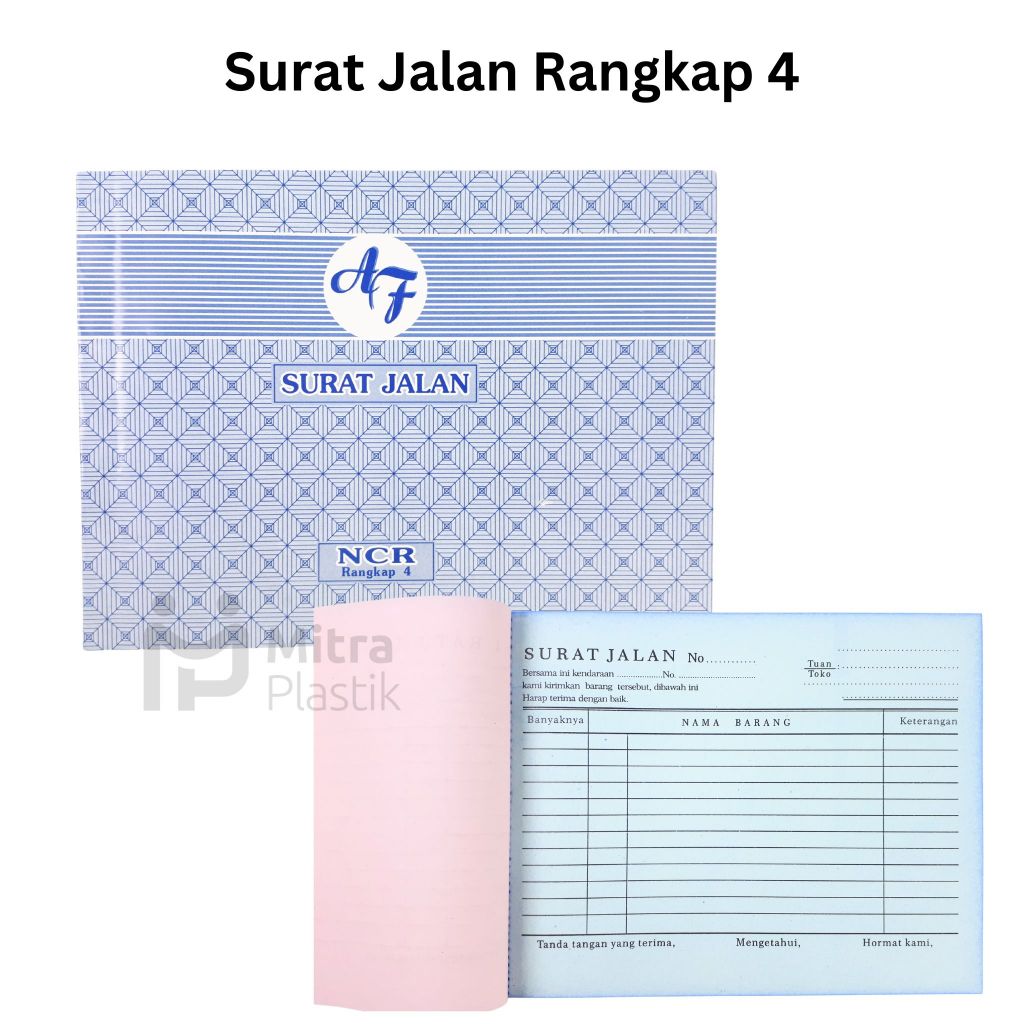 Jual Surat Jalan 4 Ply NCR Rangkap 4 SJ AF | Shopee Indonesia