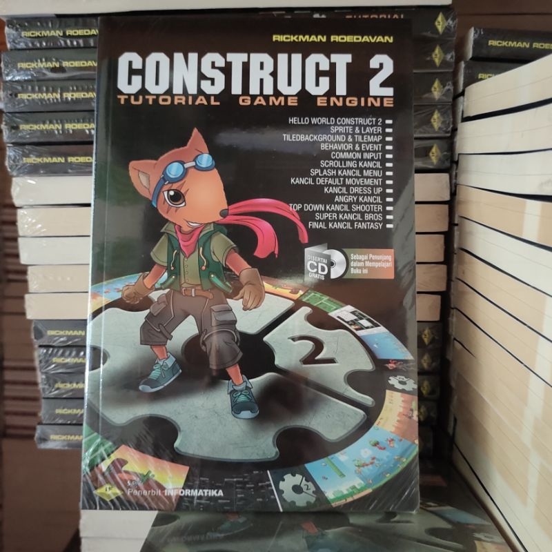 Jual BUKU CONTRUCT 2 (TUTORIAL GAME ENGINE) +CD RICKMAN ROEDAWAN ...