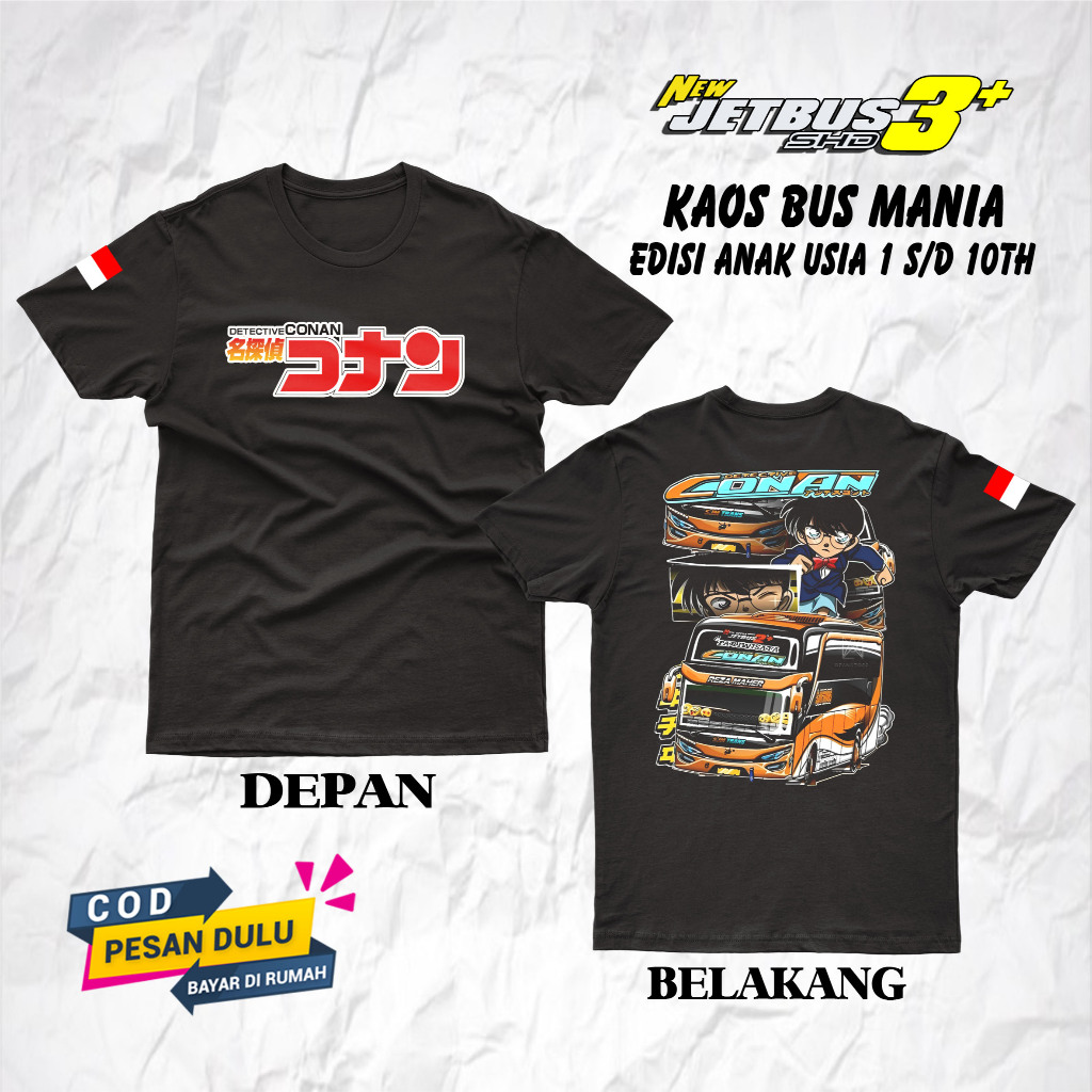 Jual KAOS BUSMANIA ANAK | KAOS ANAK BUS MANIA FREE STIKER | Baju Bus ...