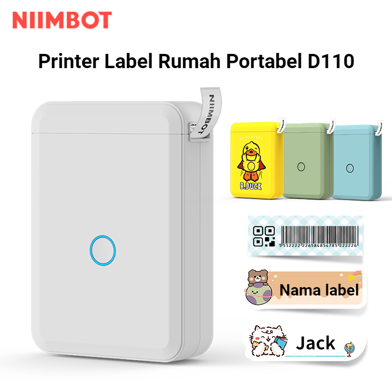 Jual NIIMBOT D110 Perekat Label Termal Portabel Nirkabel Bluetooth ...