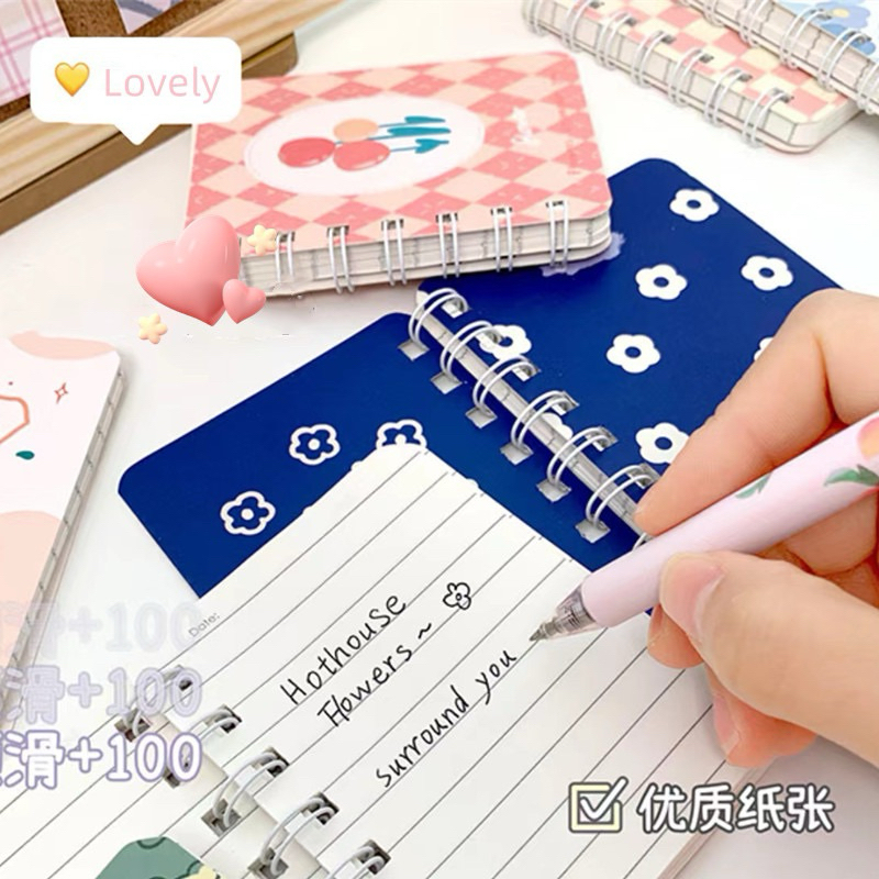 Jual Buku Tulis Bunga Tulip Notebook Binder A7 | Shopee Indonesia