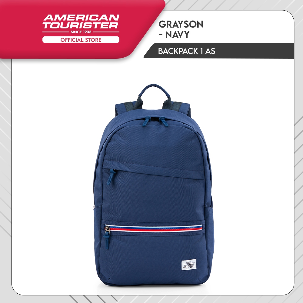 Jual American Tourister Grayson Backpack 1 AS Navy Shopee Indonesia