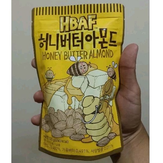 Jual Honey Butter Almond 200 Gram Asli Jastip Korea Shopee Indonesia