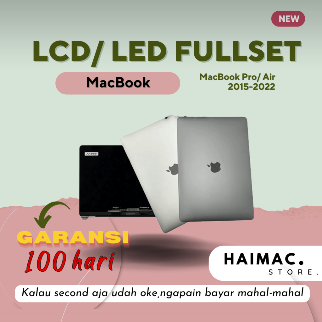 Jual LCD LED MacBook Pro Retina / Air Fullset 13 